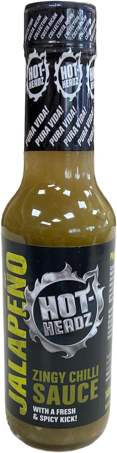 HOT HEADZ Jalapeno Pepper Sauce, 148 ML