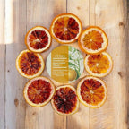 Utama Dehydrated Blood Orange Slices – 30+ Dried Citrus Wheels for Cocktails, Garnishes, Crafts, and Decorations - MADE IN THE USA