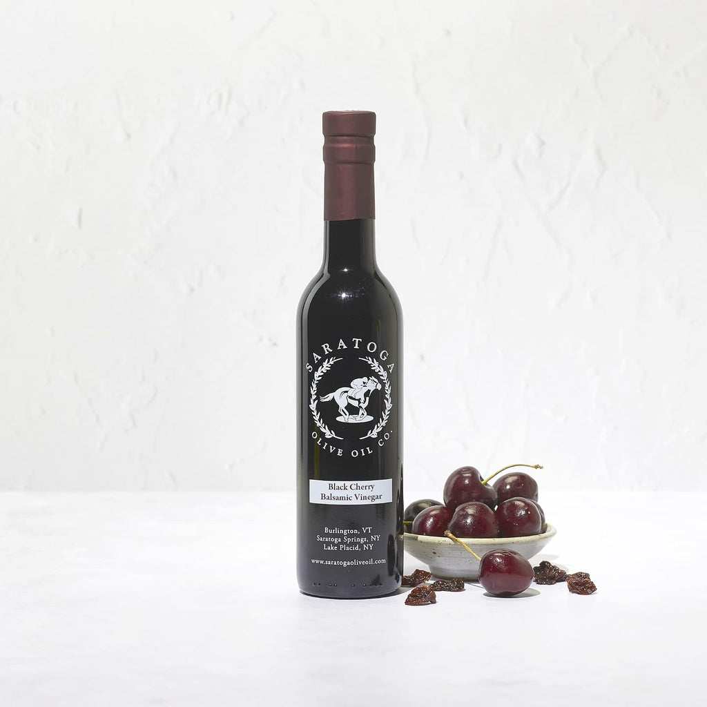Saratoga Olive Oil Company Black Cherry Dark Balsamic Vinegar 375ml (12.7oz)