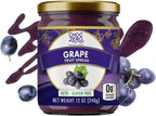 ChocZero Keto Grape Jam, No Added Sugar Fruit Spread Preserves, Concord Jelly, Great Source of Fiber, 12 Ounces (Pack of 1)