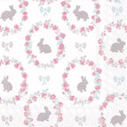 IHR 20 Luxury Paper Luncheon Napkins- Lovely Little Roses (Turquoise)
