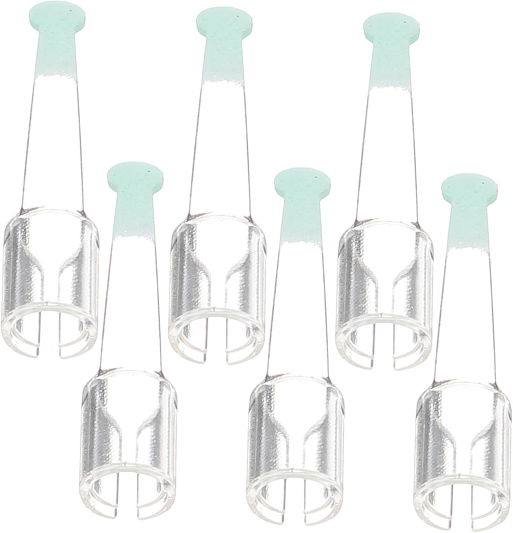 FRCOLOR 6pcs Visible Ear Spoon Head Accessories Earwax Removal Tips Professional Ear Cleaning Tool Replaceable Tips