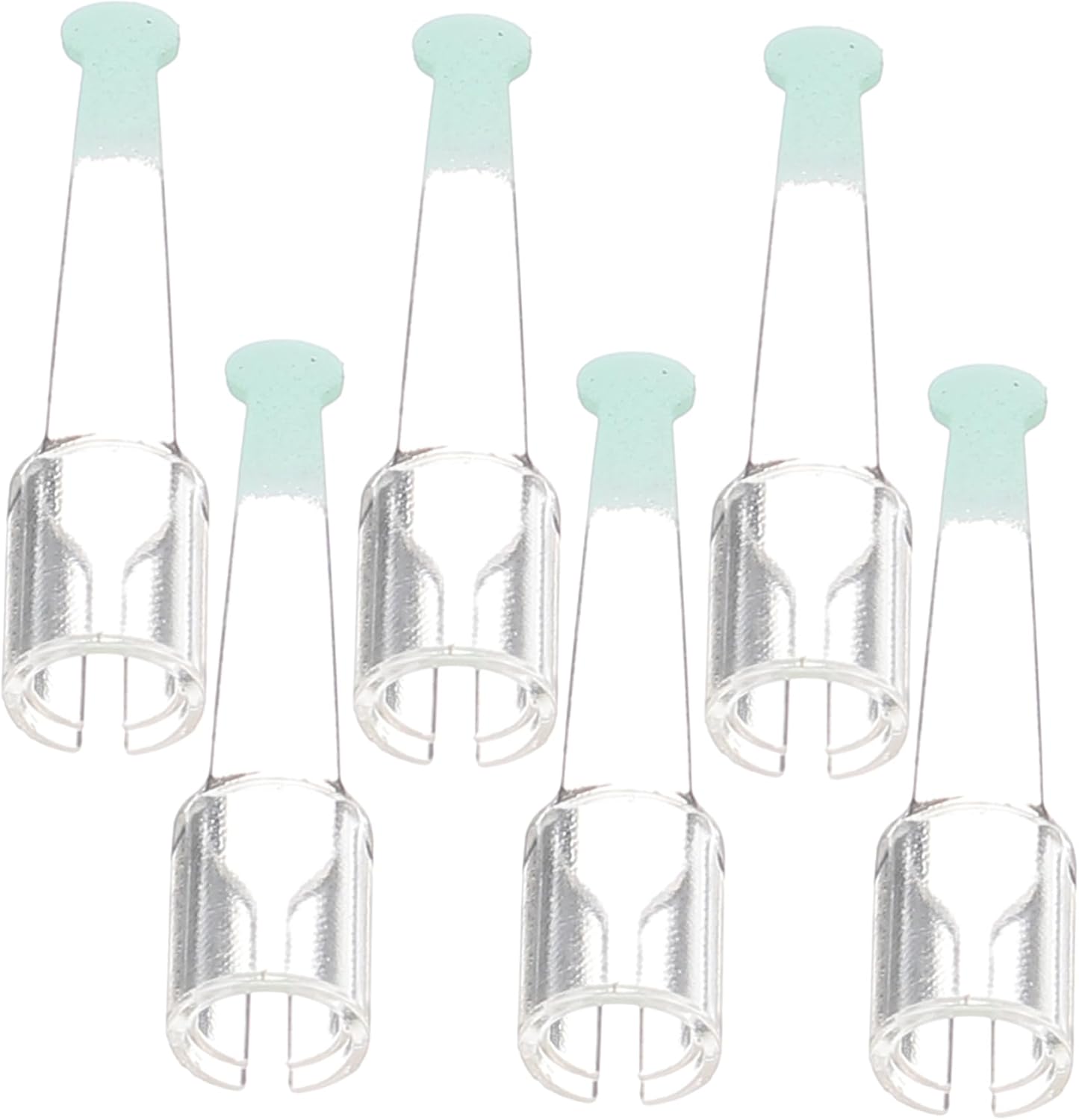 FRCOLOR 6pcs Visible Ear Spoon Head Accessories Earwax Removal Tips Professional Ear Cleaning Tool Replaceable Tips