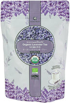 Suwirun Organic Lavender Tea 25 Bags – 100% Lavender Flowers – Aromatic & Calming, Caffeine-Free – Supports Stress Relief, Relaxation & Better Sleep