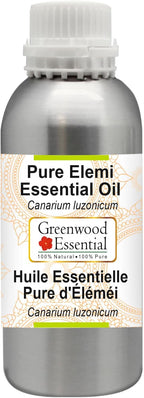 Greenwood Essential Pure Elemi Essential Oil (Canarium luzonicum) Steam Distilled 300ml (10 oz)