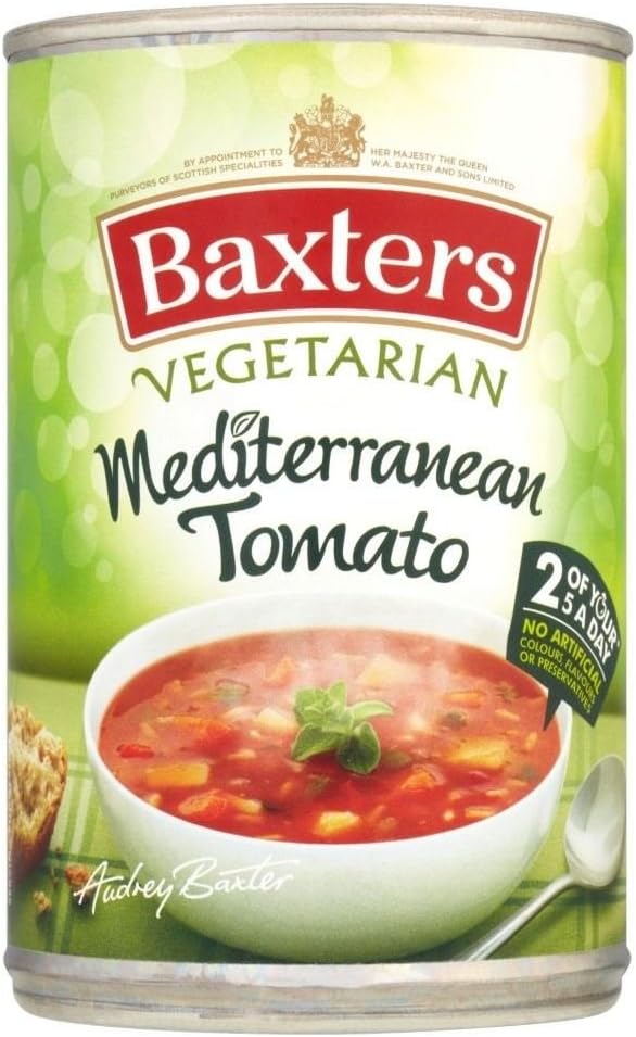 Baxters Vegetarian Mediterranean Tomato Soup (400g) - Pack of 6