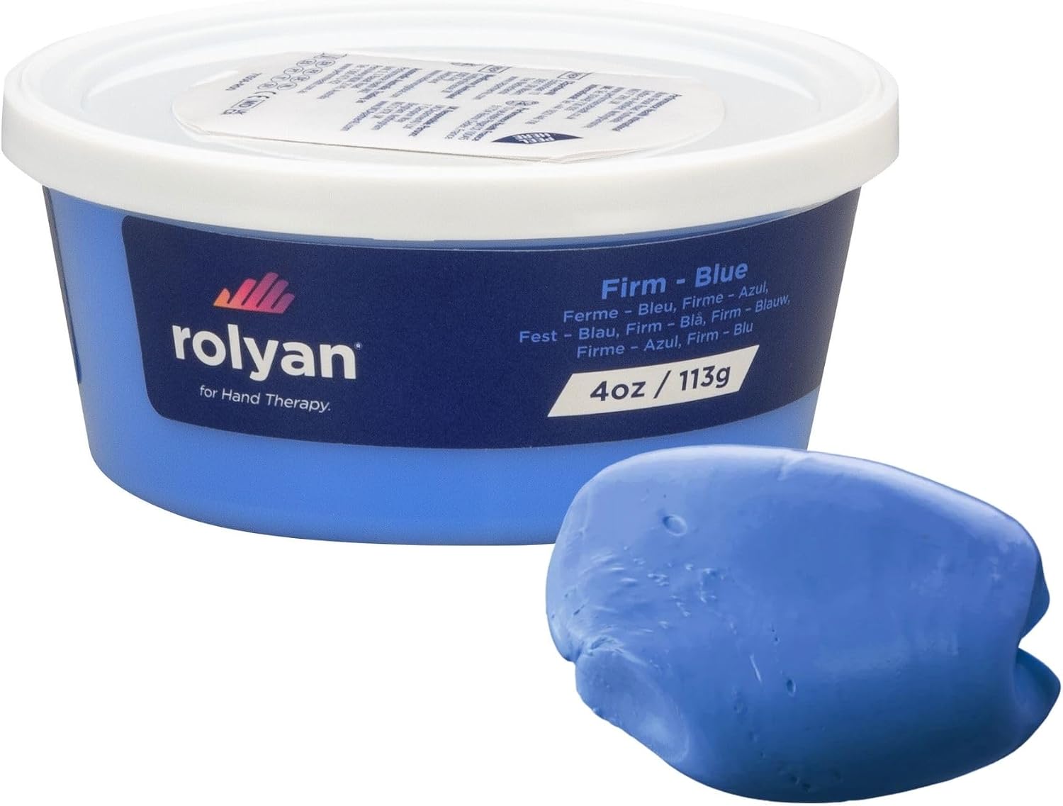 Sammons Preston Therapy Putty, Therapeutic Hand Exerciser, Theraputty for Finger and Hand Rehabilitation, Exercise Putty to Improve Hand Grip Strength, Occupational Therapy, 4 Ounce, Firm, Blue