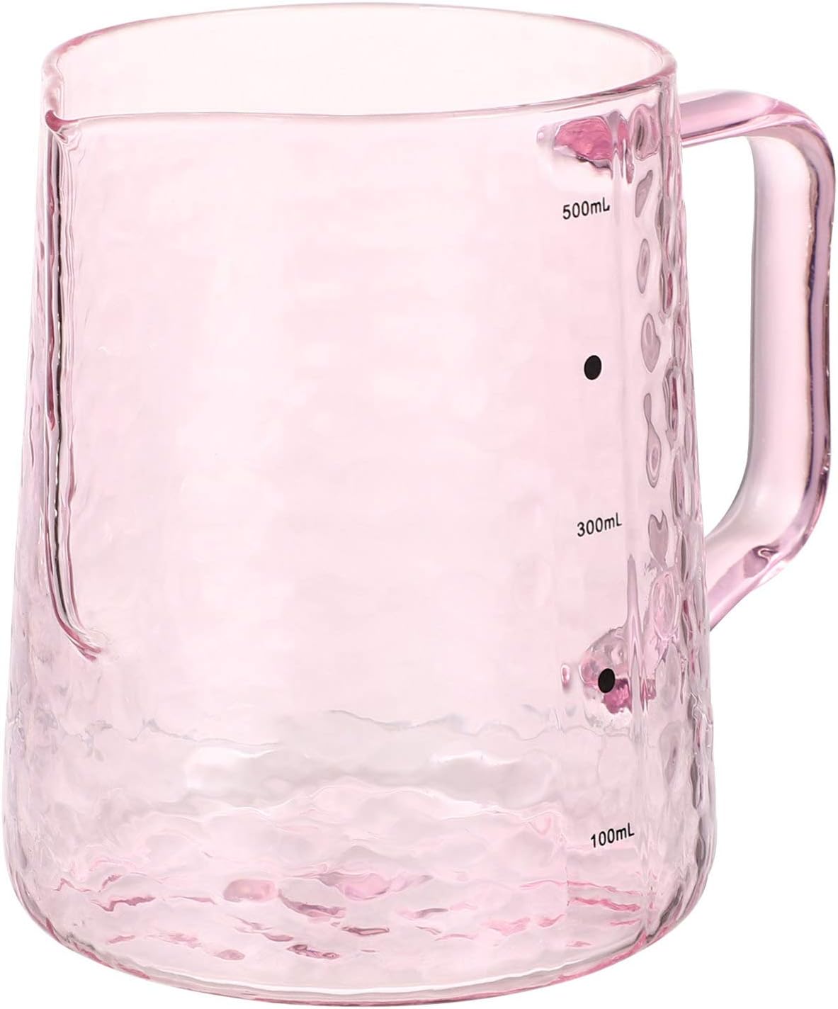 500ml Glass Measuring Cups Milk Frothing Pitcher Espresso Cup Coffee Measuring Cup with Scale Espresso Cappuccino Latte Juice Maker