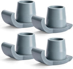 4 Pack Walker Skis Glides for Folding Walkers Universal Walker Accessories for Senior Folding Mobility Aids Heavy Duty Replacement Walkers Tips Smooth Glide on All Surfaces