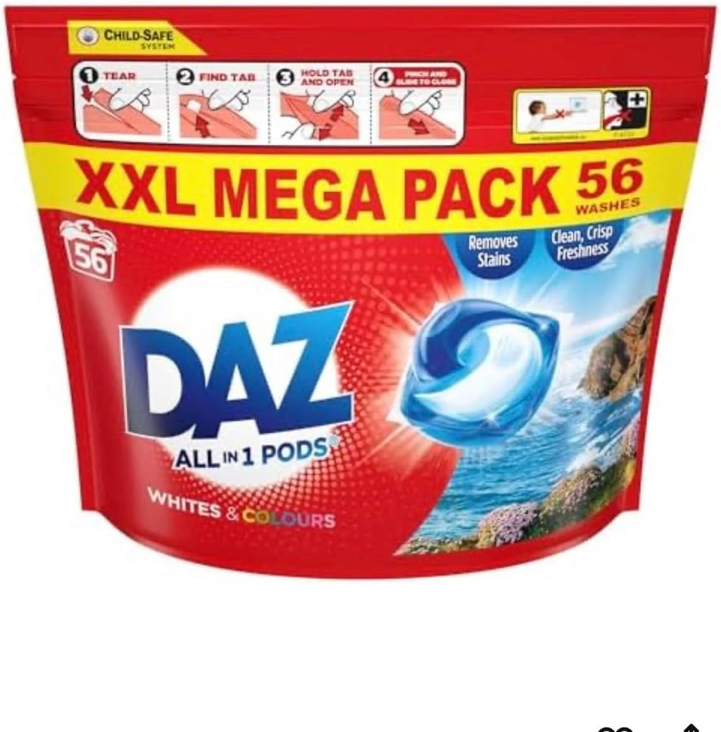 Daz All-In-1 Washing Capsules 56 Washes