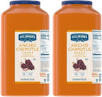 Hellmann's Real Ancho Chipotle Sauce Jug Vegetarian, Gluten Free, No Artificial Flavors or Colors, 1 gallon (Pack of 2)