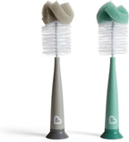 Munchkin Sponge Bottle Brush, Grey/Sage, 2 Count (Pack of 1)