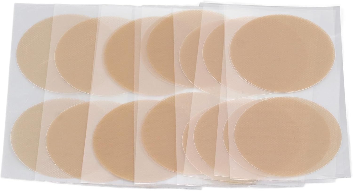 Buachois Men Nipple Covers, 80PCS Disposable Adhesive Pasties Protector Concealer Ultra Thin Sports Protection for Running Biking Workout