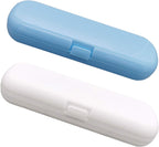 2 Pcs Electric Toothbrush Travel Case, Portable Toothbrush Holder for Oral-B Pro and Other Electric Toothbrush Set by Hovesty (Blue&White)