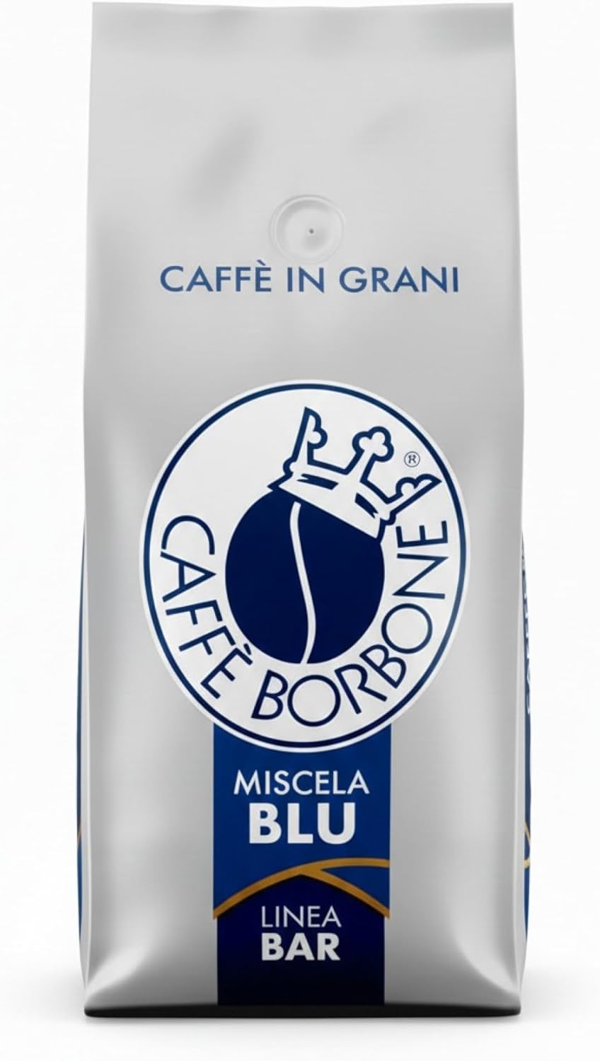 Caffè Borbone Whole Bean Coffee, Medium-Dark Roast, Blue Blend, Authentic Italian Coffee, 2.2 lb Bag