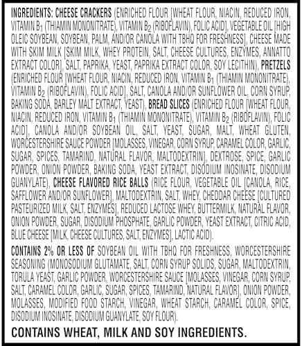 Cheez-It Snack Mix, Office and Kids Snacks, Classic, 9oz Box (12 Packs)