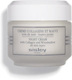 Sisley Paris Night Cream with Collagen and Woodmallow - 50 mL - Night Moisturizer - Helps Prevent Appearance of Wrinkles & Lines