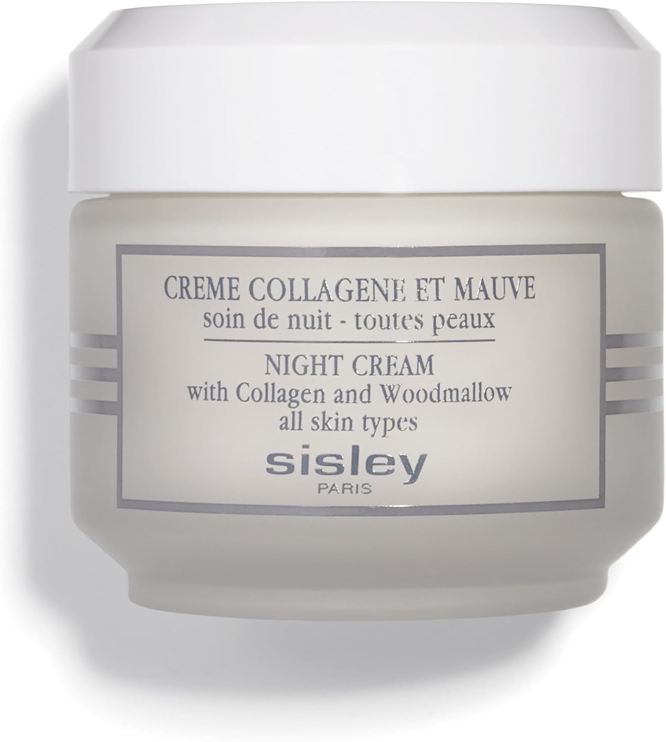 Sisley Paris Night Cream with Collagen and Woodmallow - 50 mL - Night Moisturizer - Helps Prevent Appearance of Wrinkles & Lines