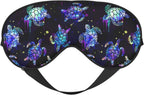 Sea Turtle Sleep Mask Breathable Soft Eye Mask for Sleep for Women Men Lightweight Eye Cover for Travel, Night Work, Nap, Office