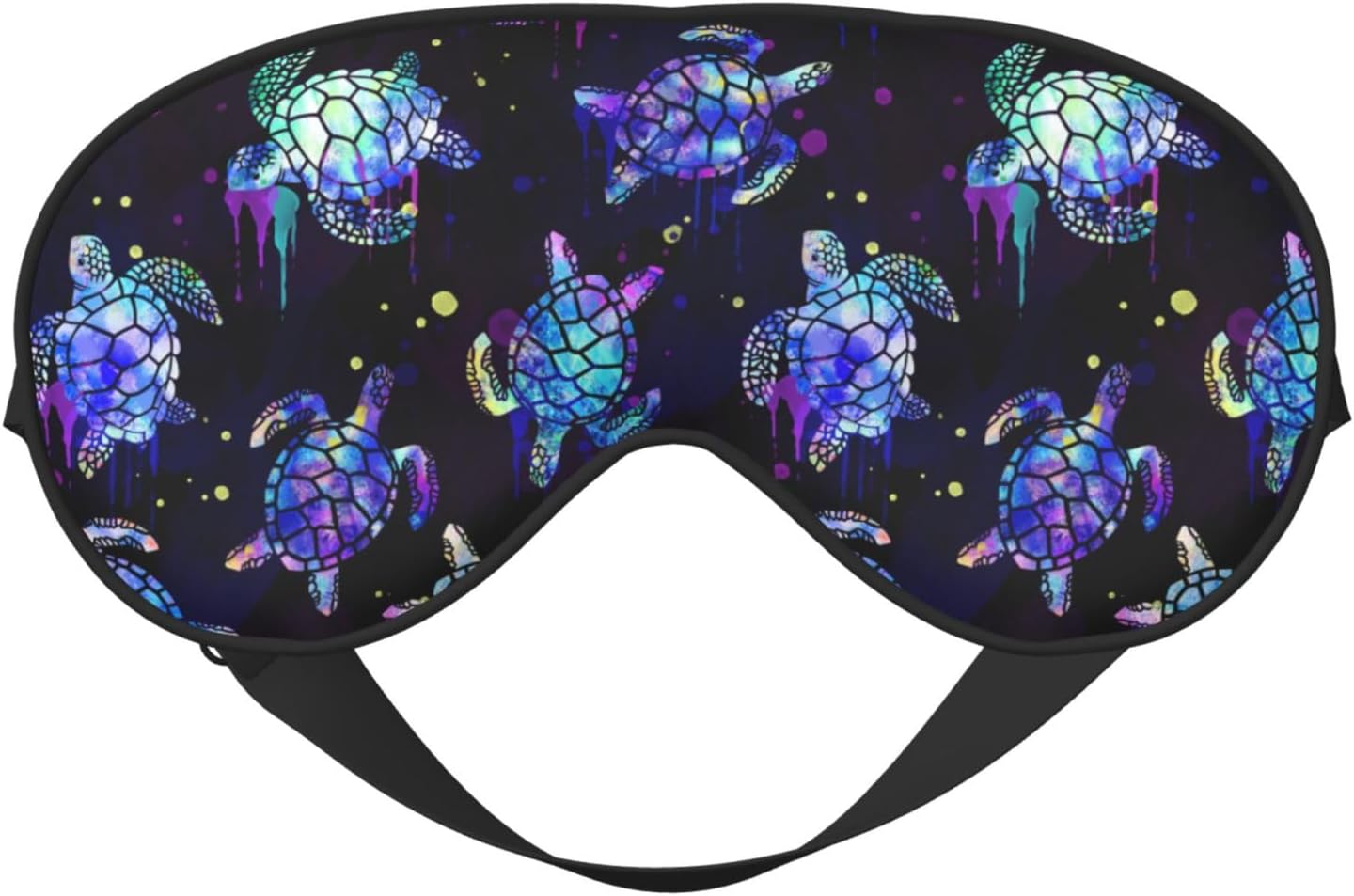 Sea Turtle Sleep Mask Breathable Soft Eye Mask for Sleep for Women Men Lightweight Eye Cover for Travel, Night Work, Nap, Office