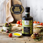 Extra Virgin Olive Oil DOP Made in Italy 16.9 FL.OZ (500ml) | Colline di Romagna GOLD AWARD at NYIOOC | EMILIA FOOD LOVE Selected with love in Italy