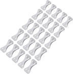 Wakauto 50Pcs Aluminum Alloy Metal Bandage Clips Wrap Fastener Buckle Elastic Bandage Clips for Medical and Clothing Use Simple Design