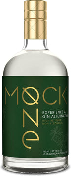 MOCK ONE Non-Alcoholic Gin - Non Alcoholic Spirits for Alcohol-Free Drinks and Zero Proof Mocktails - Distillery Crafted Premium Alcohol Alternative - Made in the USA - 750ml (25.4 Fl Oz)
