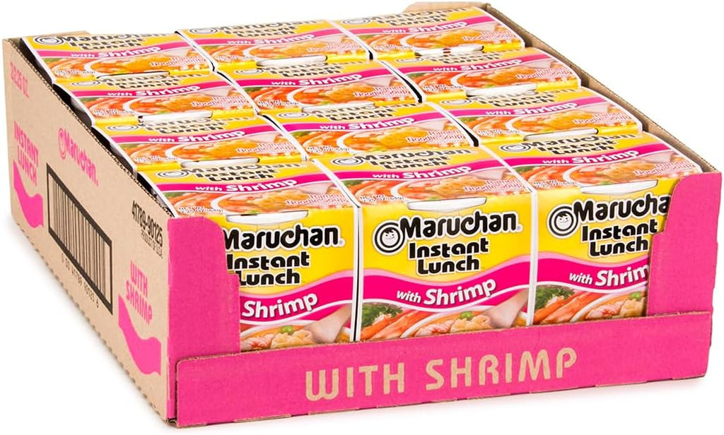 Maruchan Ramen Shrimp Flavor, 2.25 oz, 12 ct