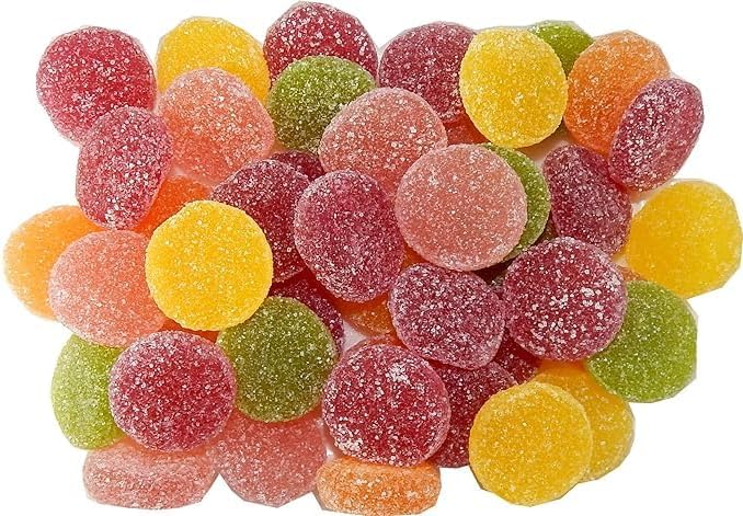 Fruit Gems - Individually Wrapped Fruit Jellies Gift - Bulk Bags by Lyza's Sweets & Treats (One Pound)