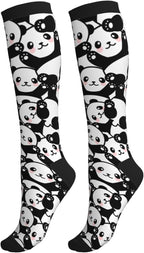 Compression Socks Calf Knee High Support Socks Novelty For Women Men Athletic Running Hiking Nurse