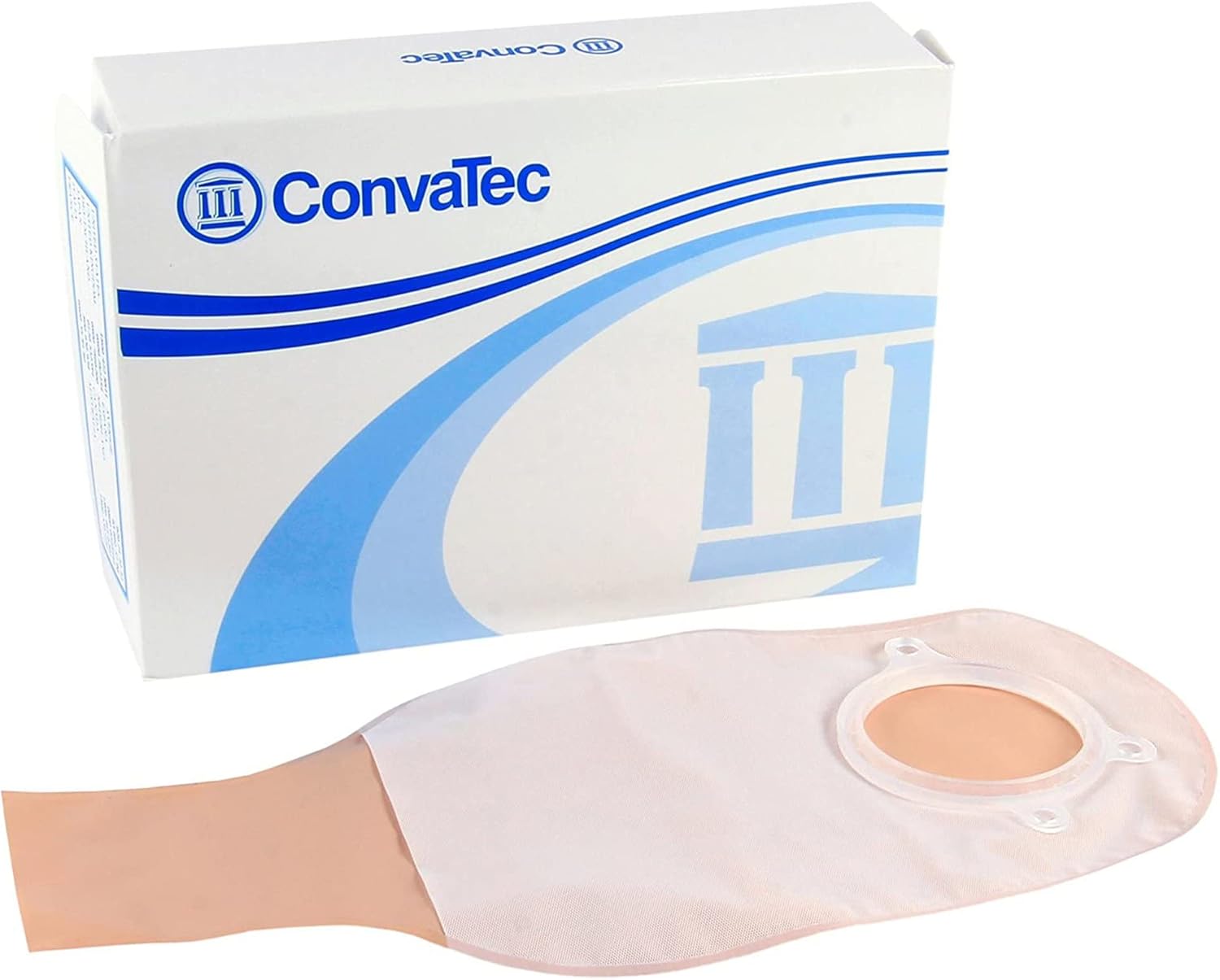 Convatec Sur-fit Natura Drainable Pouch 57mm (2 1/4") Flange 12" Opaque 1-Sided Comfort Panel - Model 401935 - Box of 10