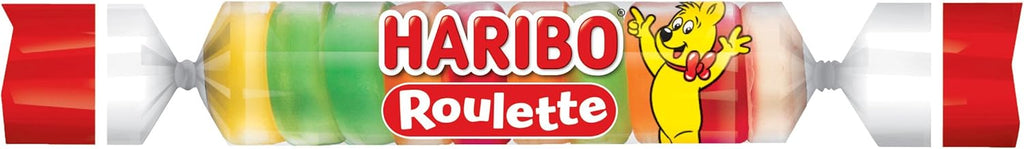 Haribo Gummi Candy, Roulette .87 oz. Roll, (Pack of 36)