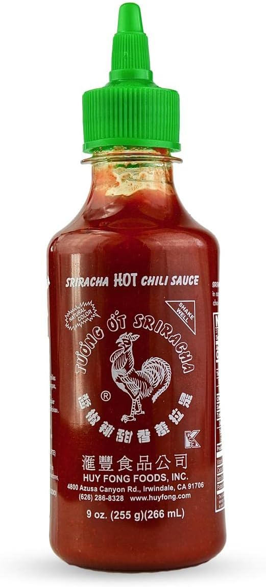 Huy Fong, Sriracha Hot Chili Sauce, 9 Ounce Bottle