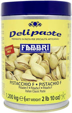 Fabbri Delipaste Pistachio Fine, Flavoring Compound for Gelato, Ice Cream, Soft Serve, Pastry and Confectionary - 1 Tin of 2.6 lb