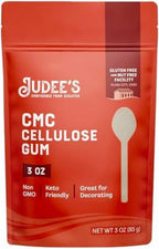 Judee's Gluten Free CMC Powder - 3 Oz Pouch - Gluten Free Dough Enhancer & Fondant Thickener - Ice Crystal Inhibitor for Frozen Foods - Tylose Powder Fondant & Baking Stabilizer