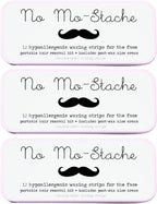 No Mo-Stache Shark Tank Lip Wax Strips - Hypoallergenic For All Skin Types - Facial Hair Removal for Women - Travel-Friendly Wax Kit with 36 Strips + Aloe Cream