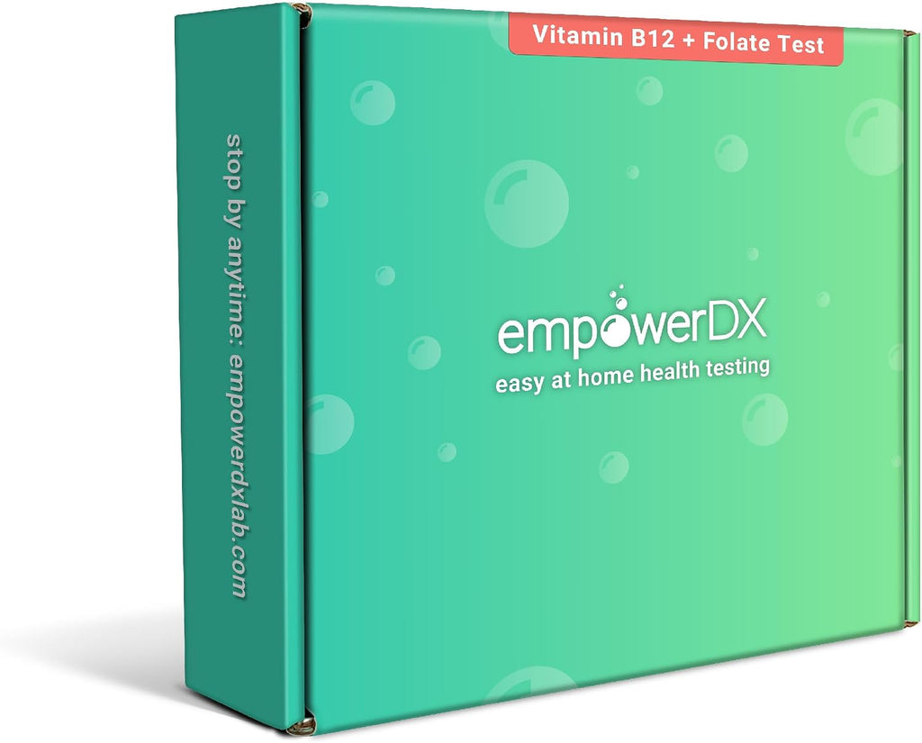 empowerDX Vitamin B12 + Folate Test - At-Home Test Kit - Results Within 2 Days