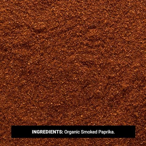 Frontier Co-op Organic Ground Smoked Paprika 1lb Bulk Bag - Spanish Paprika Powder Seasoning - Restaurant Supply