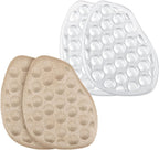 Didiseaon 2 Pairs High Heel Cushions Soft Forefoot Pads and Velour Material Non-Skid Metatarsal Inserts for Women’s Shoes Comfort and Relief