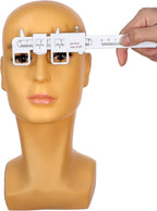 Optical Vernier Pupillary Distance Ruler, Plastic PD Measuring Tool for Eyeglasses, Ophthalmic Pupil Distance Measurement Tool