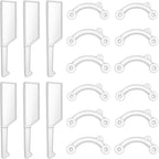 6 Pairs Nose Lifter, Nose Shaper, Noses Up Lifting Shaping Clip, Noses Job Insert for Rhinoplasty Shaping, No Pain Invisible Shaper Tool Straightening Beauty Kit Women Men (White)