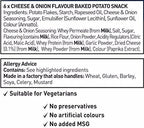 Walkers Baked Cheese and Onion Crisps 6 Pack 150g