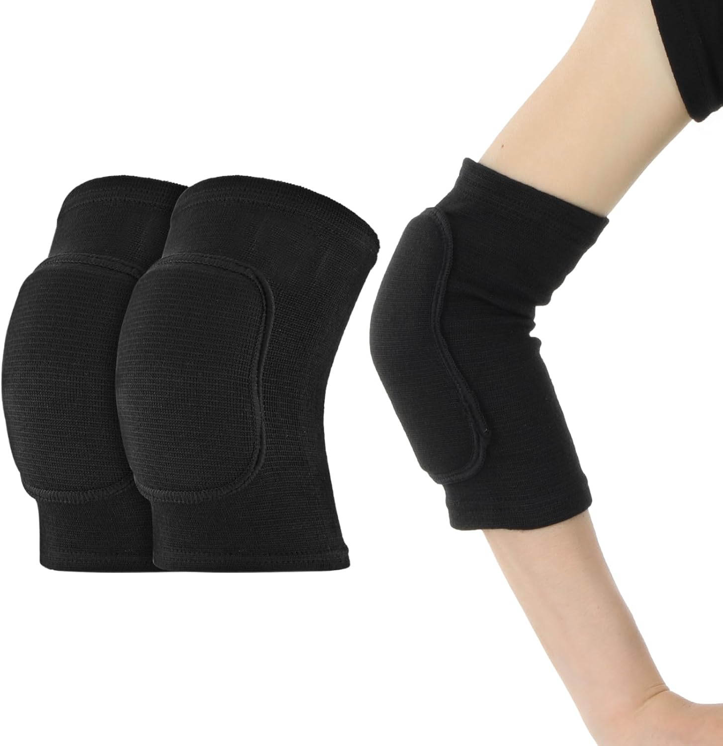 Kids Elbow Pads, Breathable Compression Sleeve Soft Elbow Brace Boys, Girls, Junior Youth, Elbow Protector for Volleyball Basketball Skating Dancing Crawl Skiing Cycling