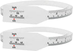 2pcs Baby Head Circumference Measuring Ruler PP Plastic Infant Head Circumference Tape 60cm 24 Inch Long