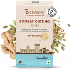 Teabox Bombay Cutting Chai | Inspired By The Bustling City | Blended With Natural Cardamom, Ginger & Fennel, 250 Grams