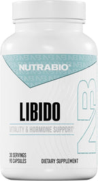 NutraBio Libido Supplement - Testosterone Booster for Men - Male Libido Booster - Men's Health - 30 Servings - 90 Capsules