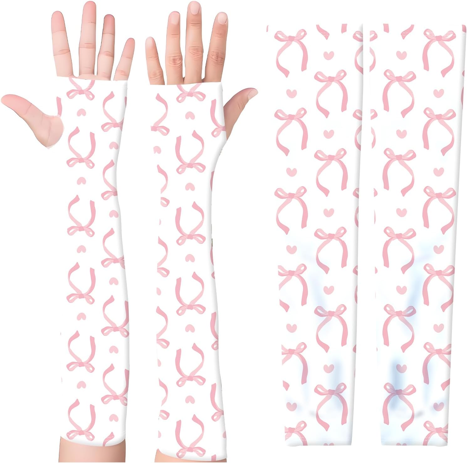 Gardening Sleeves, Farm UV Sun Protection Cooling Arm Sleeves with Thumb Hole