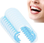 10 Pieces C-Shape Cheek Retractor, Disposable Mouth Opener for Dental Teeth Whitening Mouth Guard or Speak Out Game (Blue S)