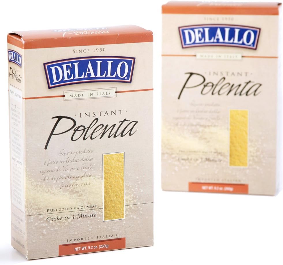 DeLallo Instant Polenta, 9.2-Ounce Units (Pack of 12)