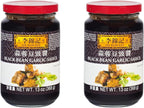 Lee Kum Kee Black Bean Garlic Sauce (13 oz - 2 Pack), Aromatic & Savory - Perfect for Marinades, Braising, Dipping Sauces, Stir-Frying and Steaming Meats or Ribs, Vegetables, and Seafood
